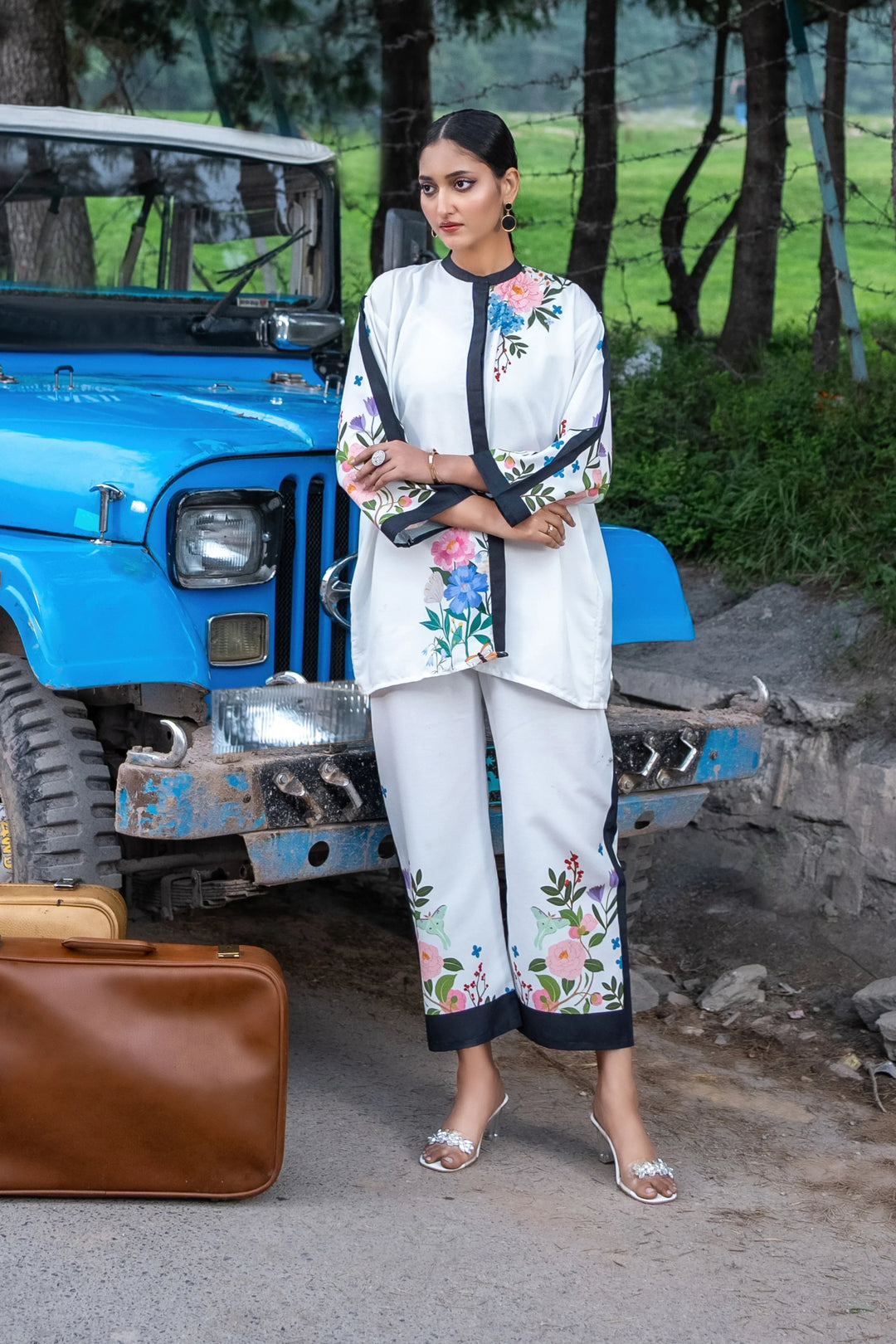 Dhaga Women Pret Printed 2 Piece poly cambric Naomi SS25DSP323 - Summer Collection