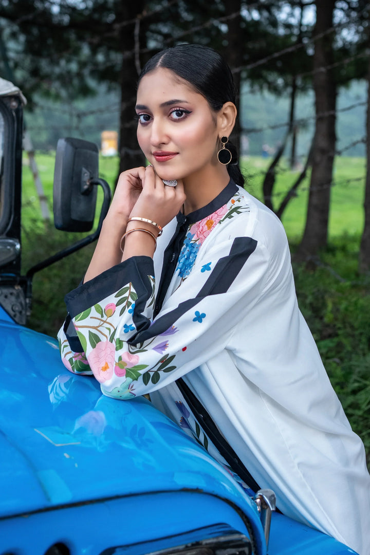 Dhaga Women Pret Printed 2 Piece poly cambric Naomi SS25DSP323 - Summer Collection