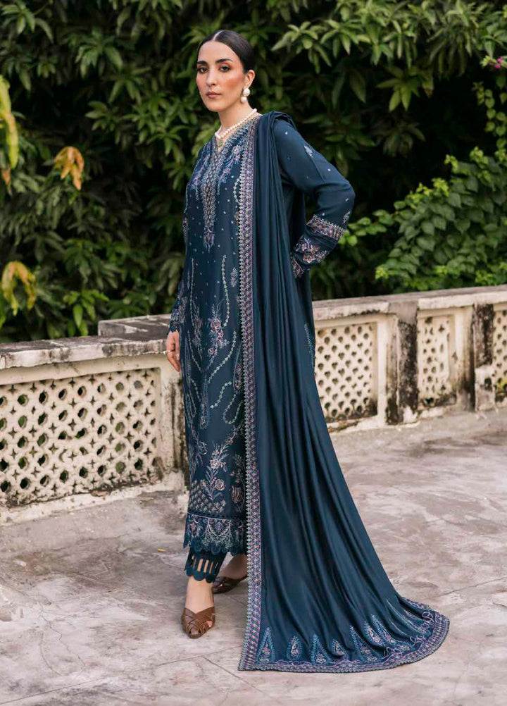 Nureh Exclusive Unstitched Luxury Winter Linen Printed Suits 3 Piece NU25NW NE-175 - Winter Collection