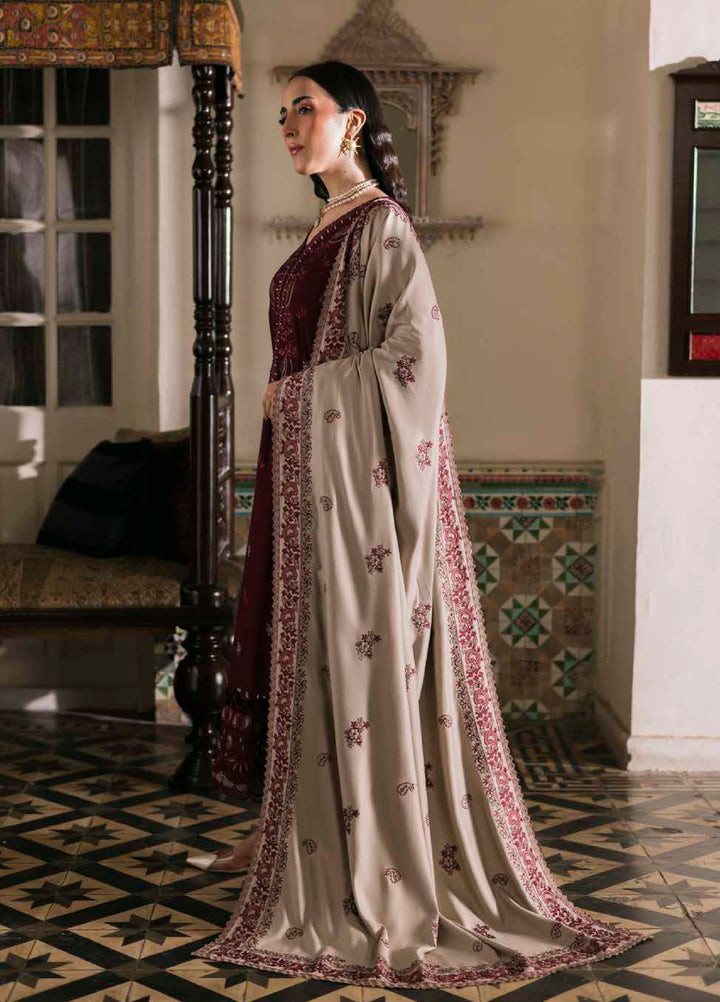Nureh Exclusive Unstitched Luxury Winter Linen Printed Suits 3 Piece NU25NW NE-176 - Winter Collection