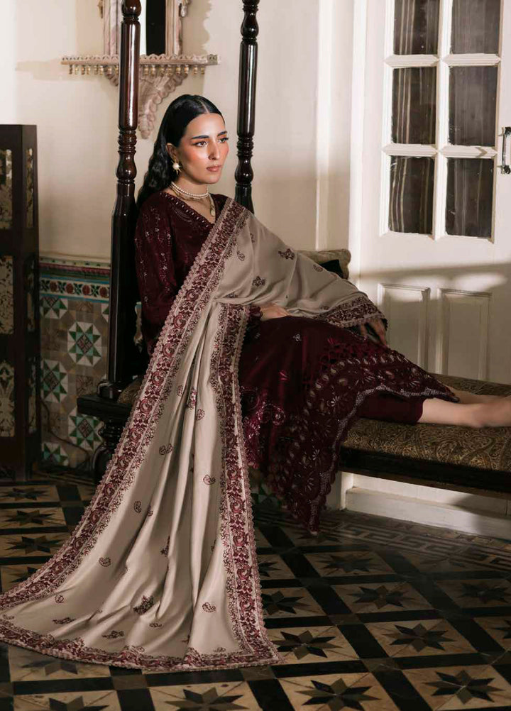 Nureh Exclusive Unstitched Luxury Winter Linen Printed Suits 3 Piece NU25NW NE-176 - Winter Collection