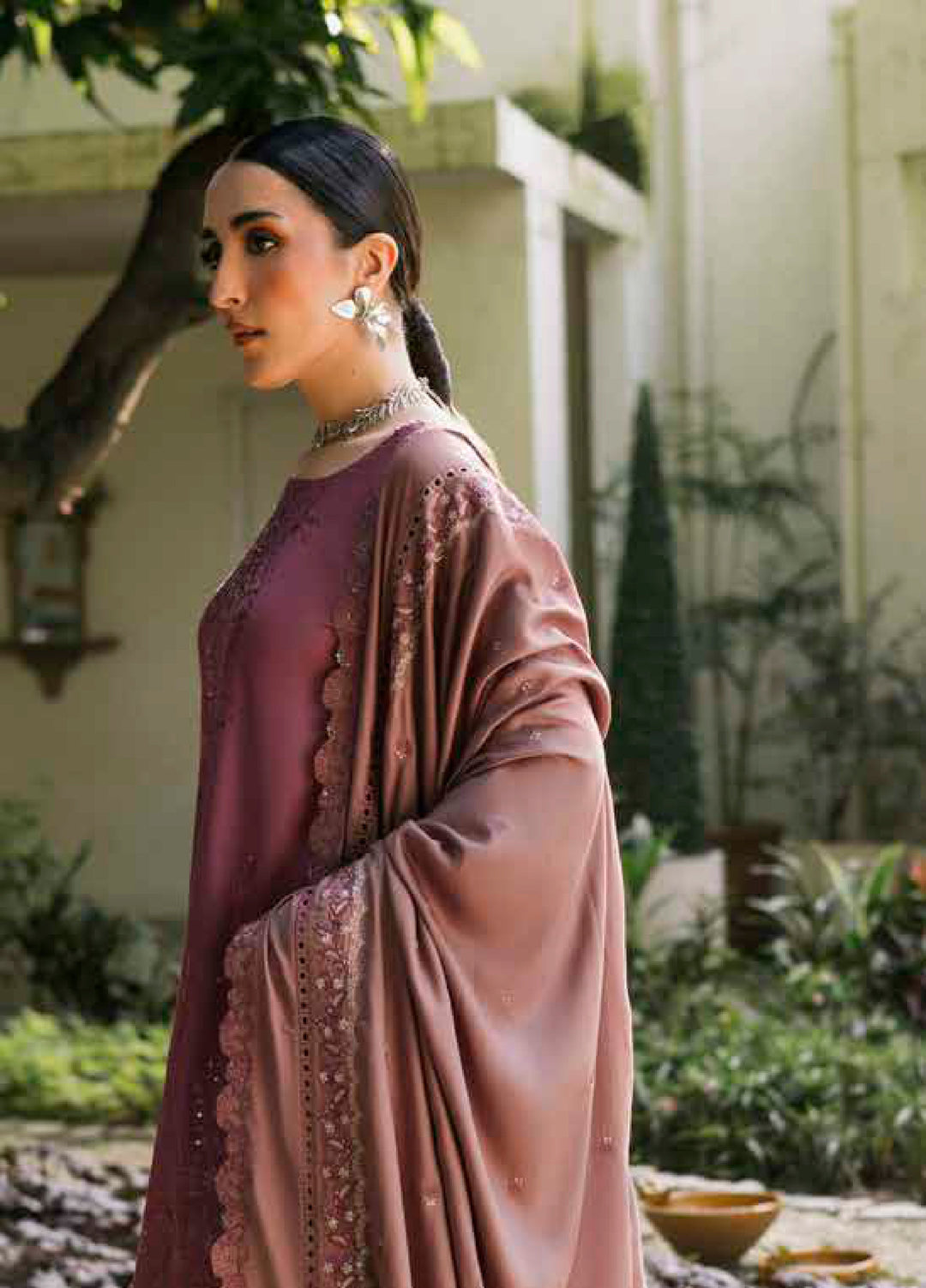 Nureh Exclusive Unstitched Luxury Winter Linen Printed Suits 3 Piece NU25NW NE-177 - Winter Collection