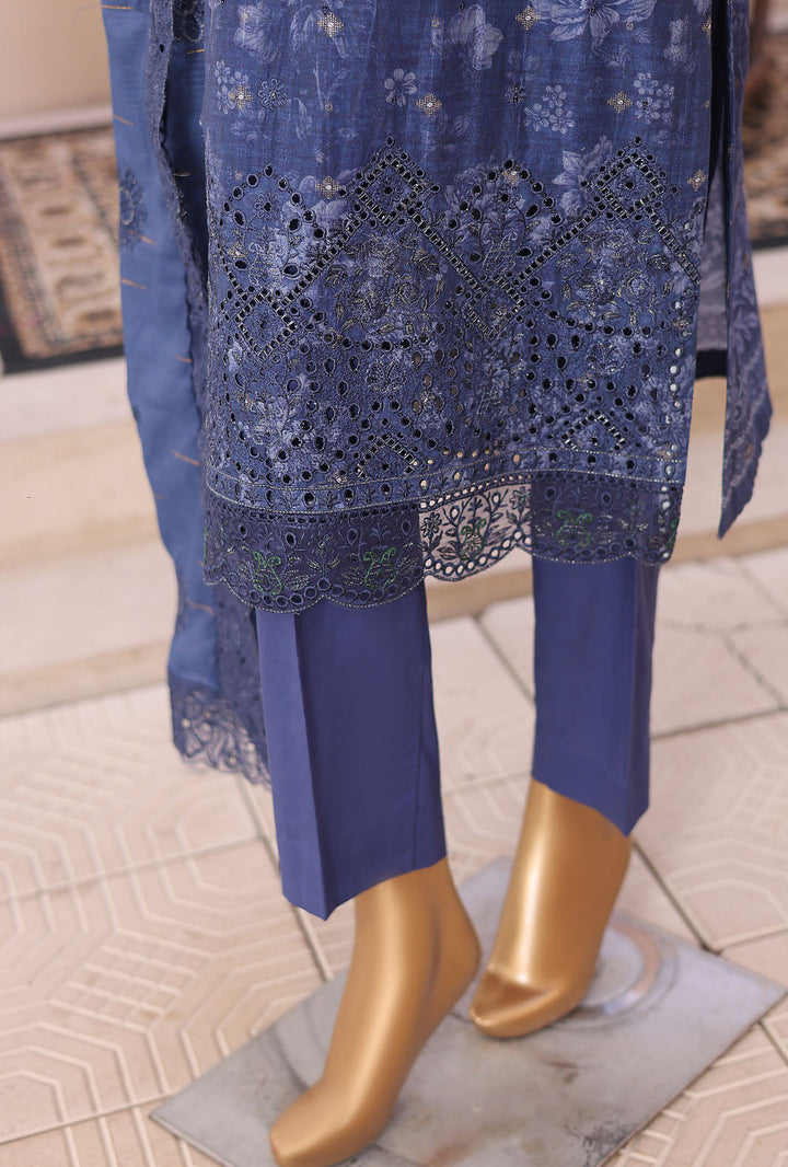 Ninokara by HZ Textile Unstitched Embroidered Jacquard 3 Piece Suit NJE-7013 - Casual Collection