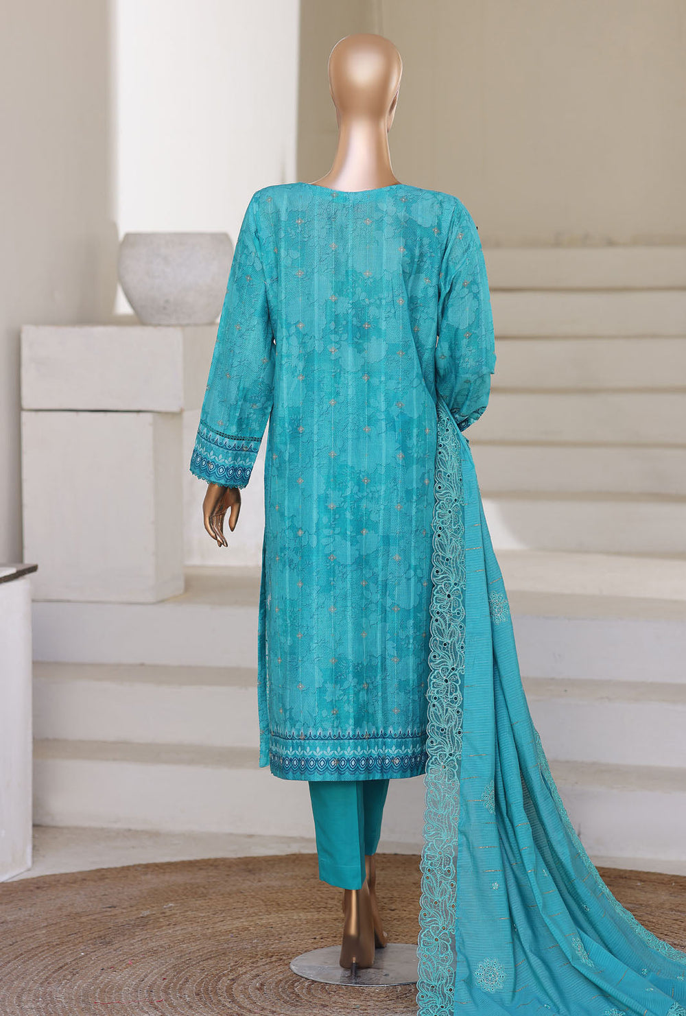 Ninokara by HZ Textile Unstitched Embroidered Jacquard 3 Piece Suit NJE-7014 - Casual Collection