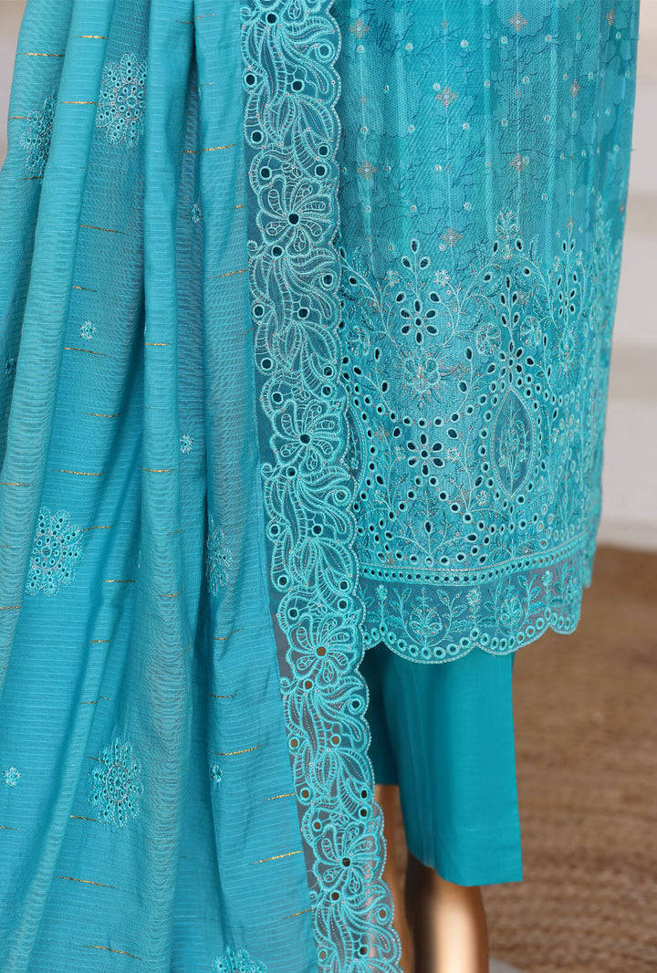 Ninokara by HZ Textile Unstitched Embroidered Jacquard 3 Piece Suit NJE-7014 - Casual Collection