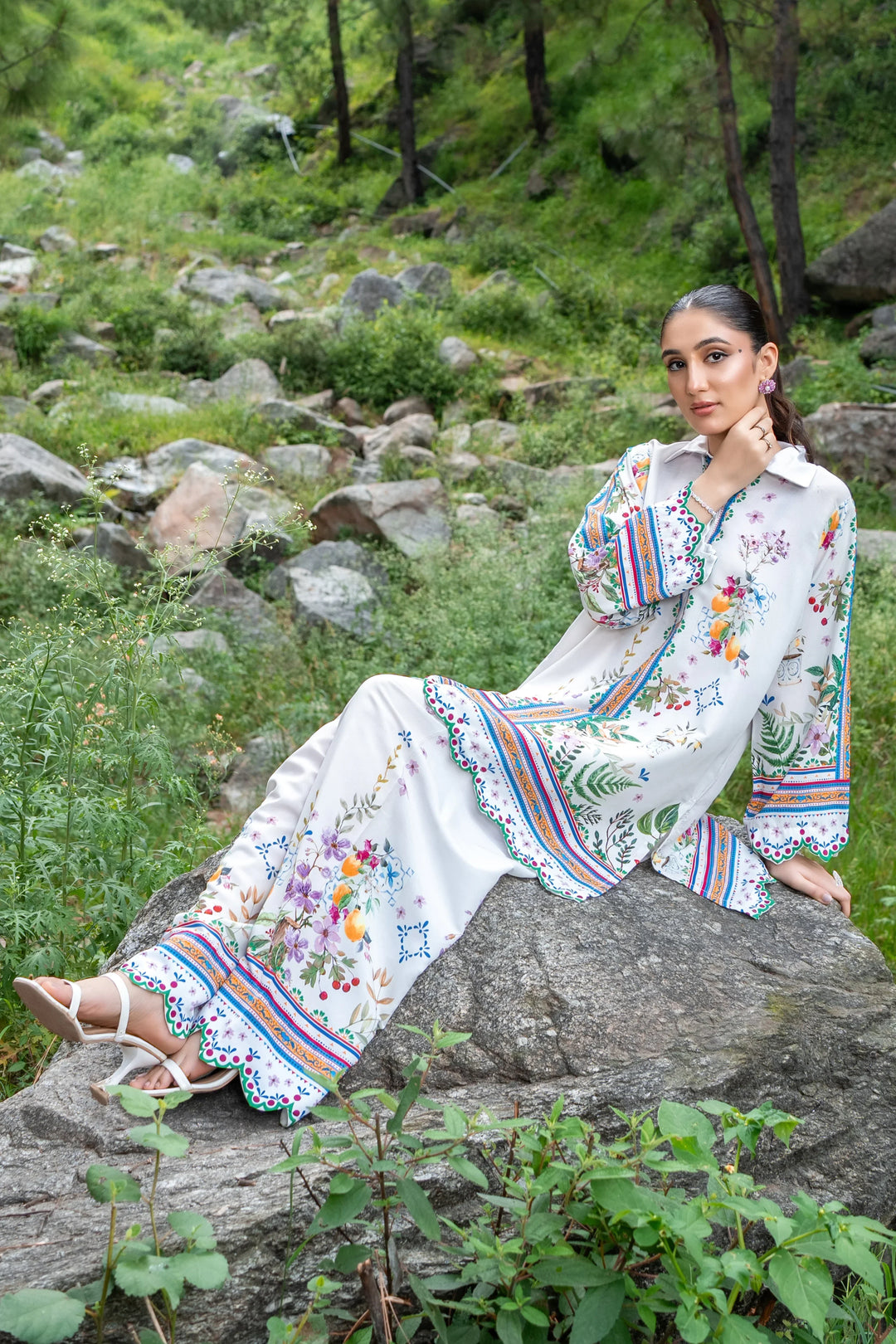Dhaga Women Pret Printed 2 Piece poly cambric Norma SS25DSP320 - Summer Collection