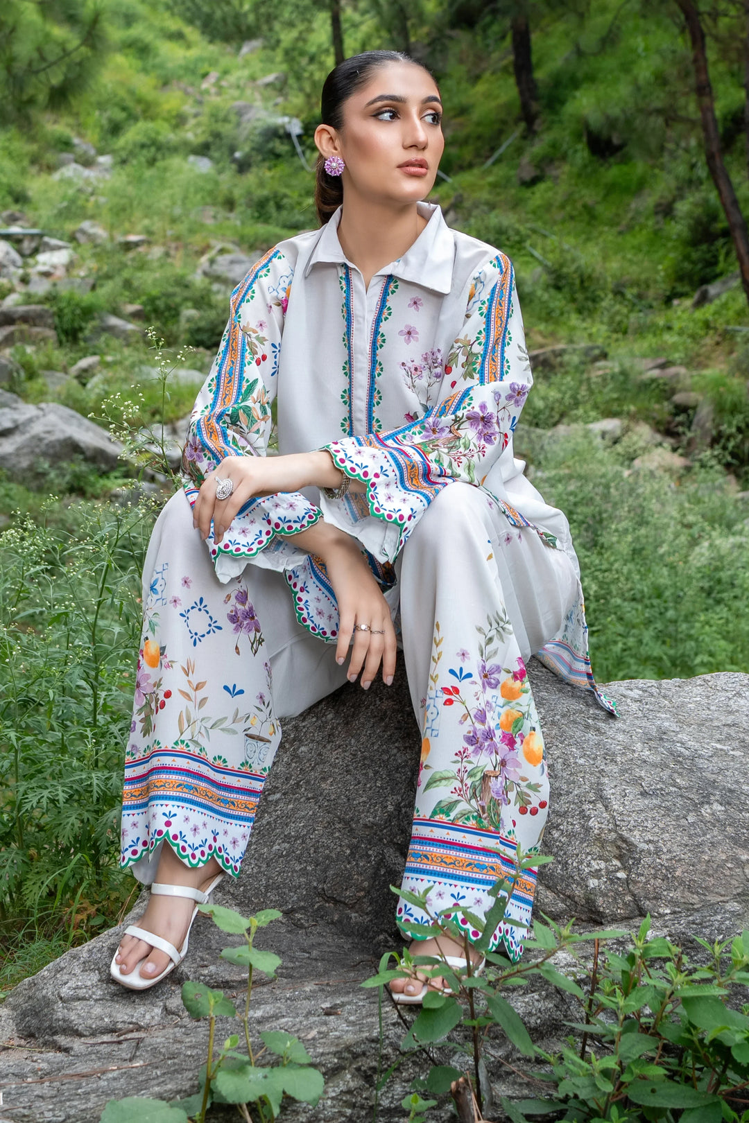 Dhaga Women Pret Printed 2 Piece poly cambric Norma SS25DSP320 - Summer Collection