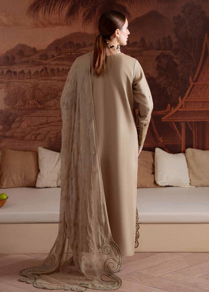 Nureh Embroidered Karandi Suits Unstitched 3 Piece NU25NK NE-170 - Winter Collection