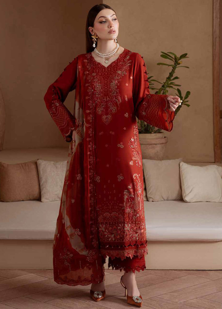 Nureh Embroidered Karandi Suits Unstitched 3 Piece NU25NK NE-171 - Winter Collection