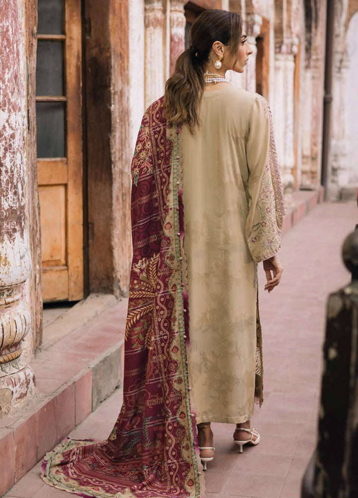 Maya by Nureh Embroidered Linen Suits Unstitched 3 Piece NU25ML NW-101 - Winter Collection