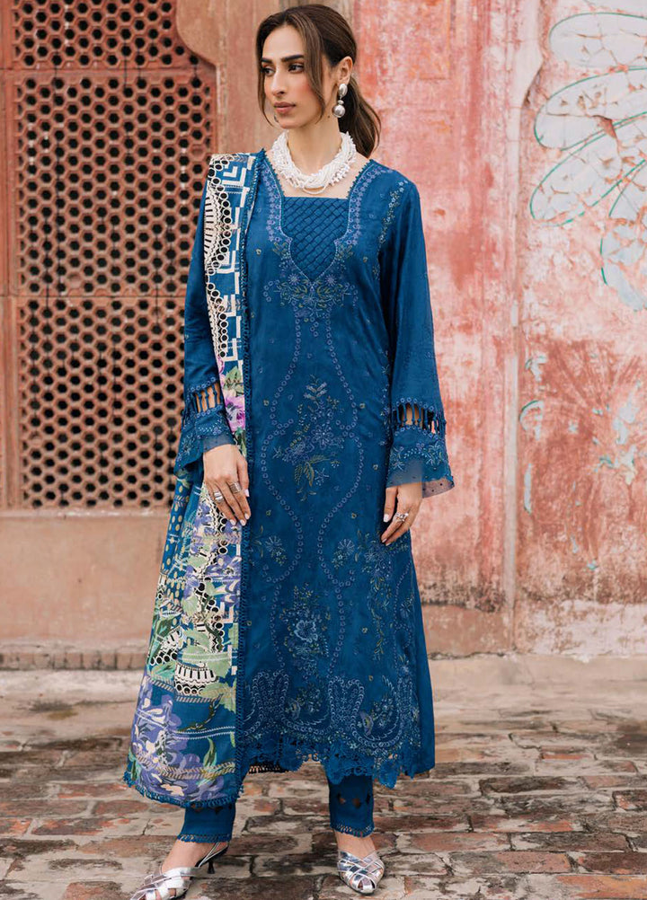 Maya by Nureh Embroidered Linen Suits Unstitched 3 Piece NU25ML NW-102 - Winter Collection