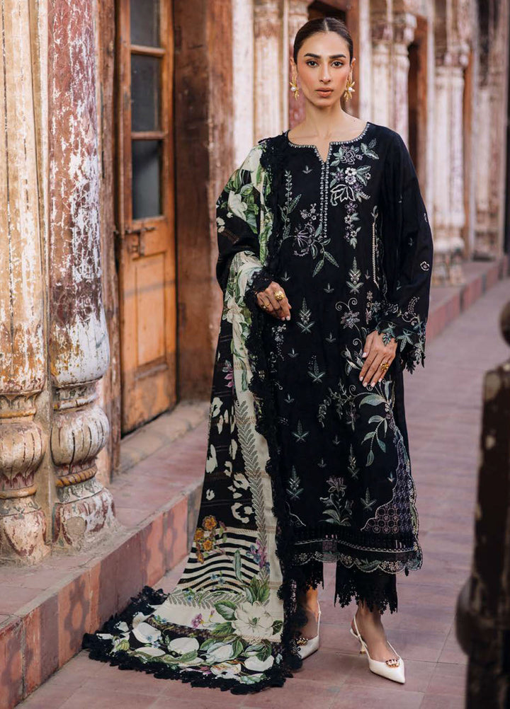 Maya by Nureh Embroidered Linen Suits Unstitched 3 Piece NU25ML NW-107 - Winter Collection