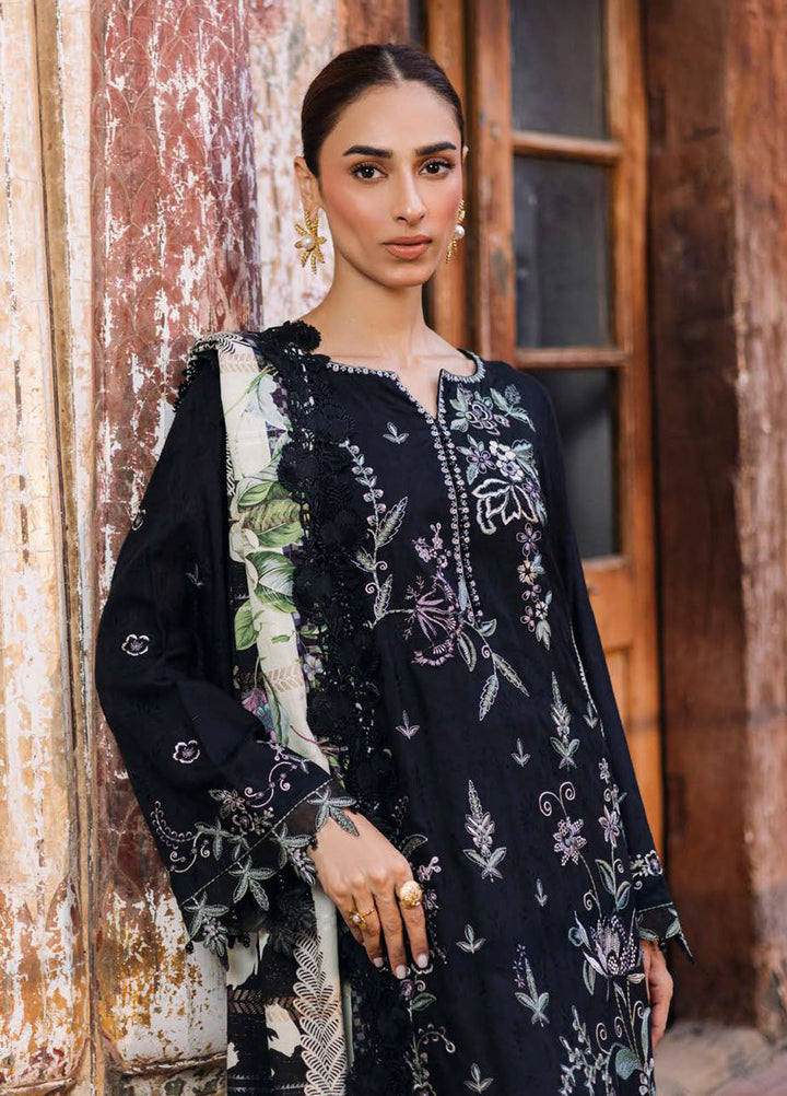 Maya by Nureh Embroidered Linen Suits Unstitched 3 Piece NU25ML NW-107 - Winter Collection