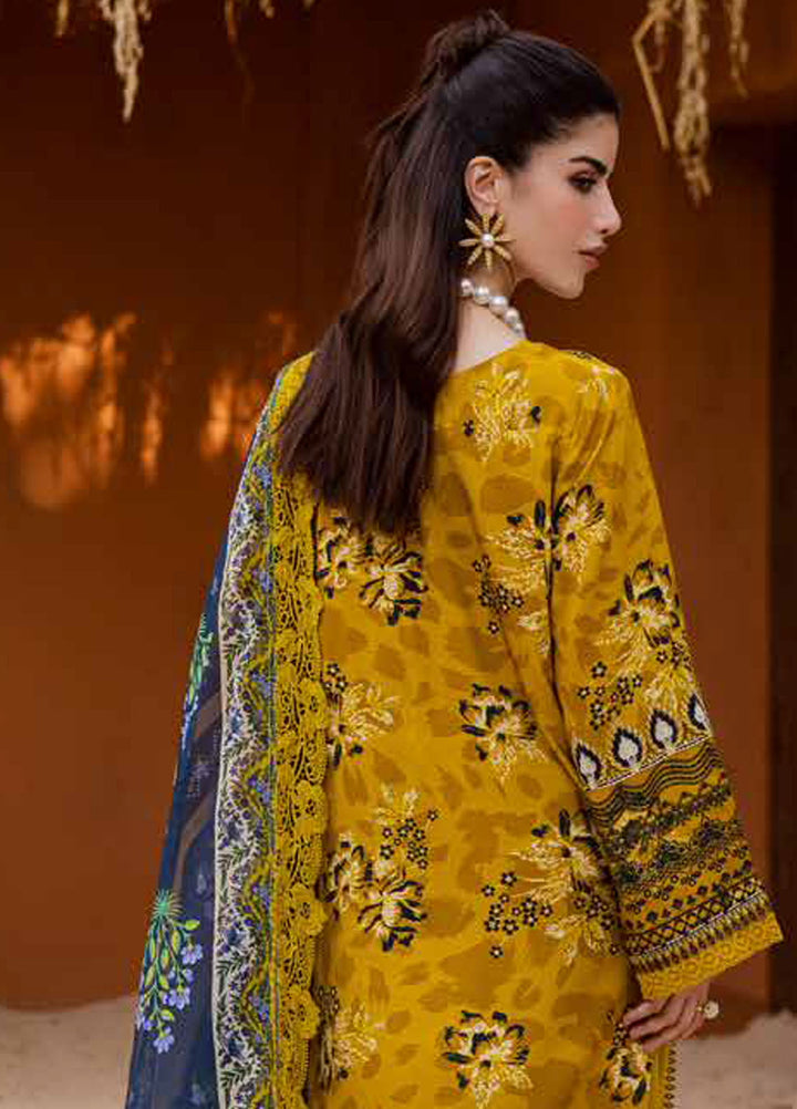 Nureh Embroidered Linen Suits Unstitched 3 Piece NU25GEU NWG-87 - Winter Collection