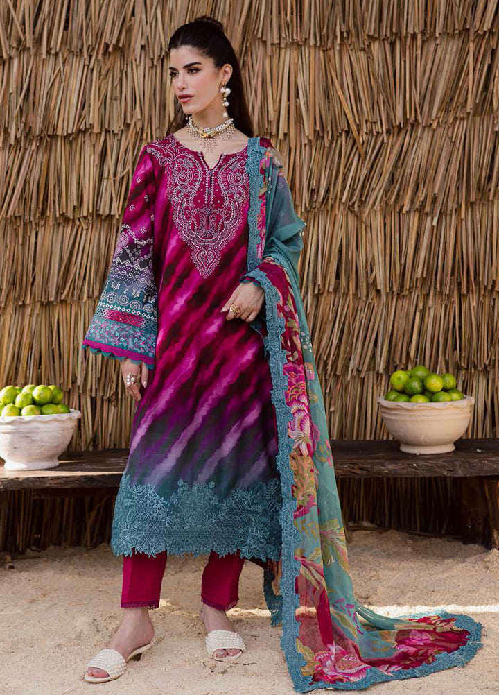 Nureh Embroidered Linen Suits Unstitched 3 Piece NU25GEU NWG-89 - Winter Collection