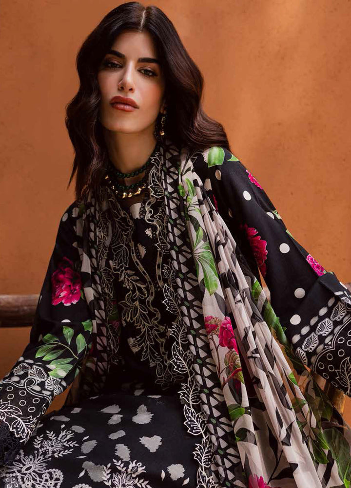 Nureh Embroidered Linen Suits Unstitched 3 Piece NU25GEU NWG-90 - Winter Collection