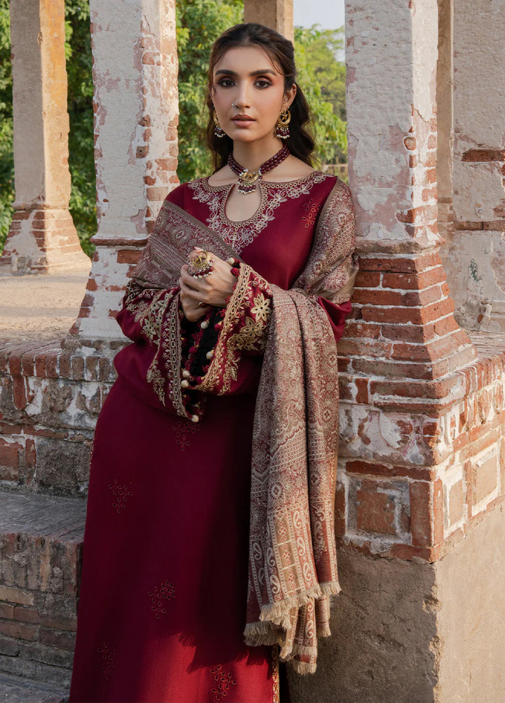 Nooraniyat by Izel Embroidered wool Suits Unstitched 3 Piece IZ25NW Naqsh - Winter Collection