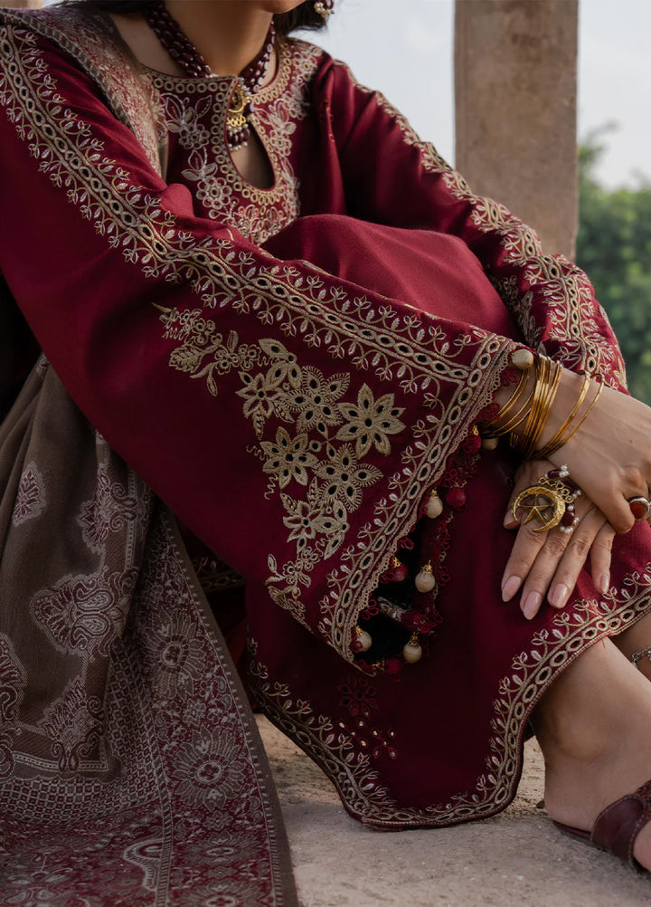 Nooraniyat by Izel Embroidered wool Suits Unstitched 3 Piece IZ25NW Naqsh - Winter Collection