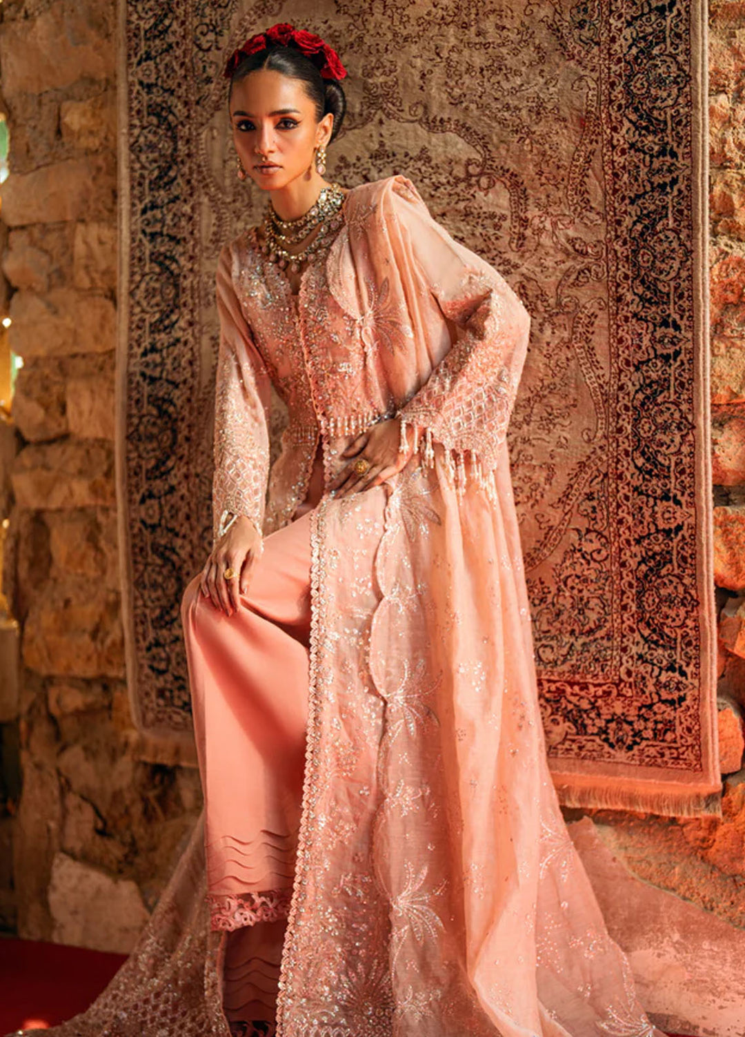 Mehermaah by Florent Embroidered Embroidered Suits Unstitched 3 Piece FL25MU Nargis - Formals Collection
