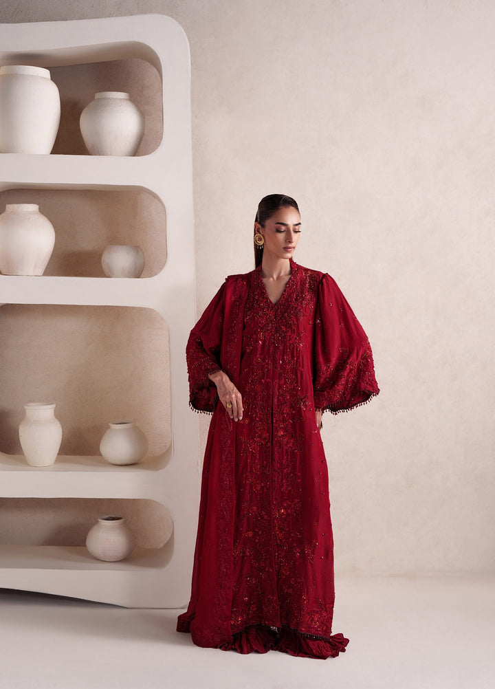 Pari Naz by Neeshay Unstitched Embroidered Silk 3 Piece Suit NSH26UPN RAMEEN - Wedding Collection