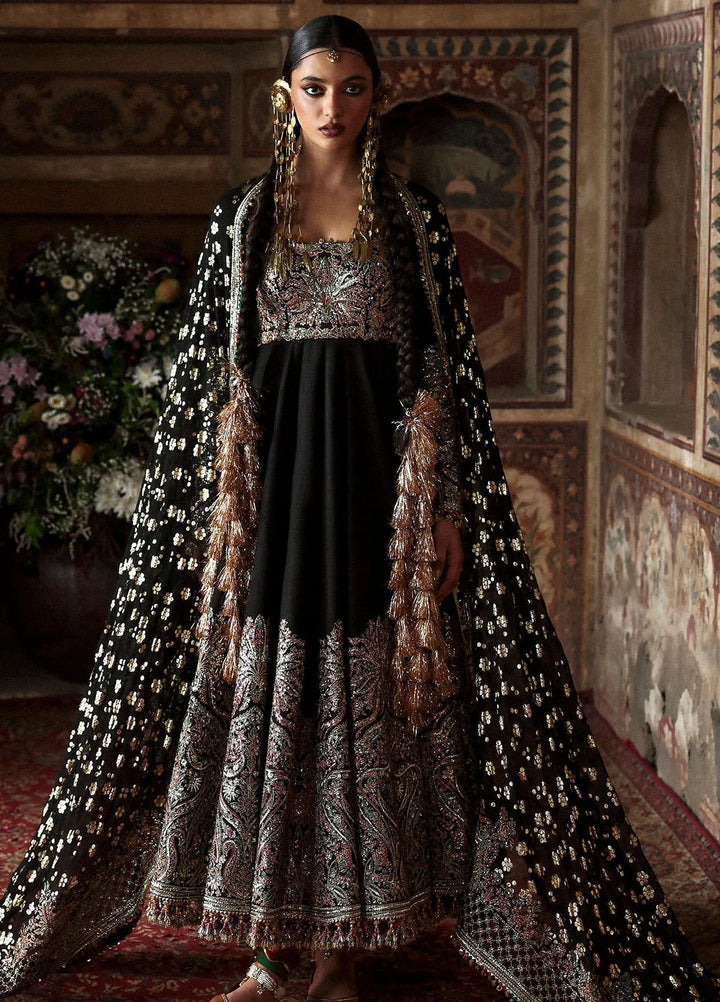 Massarat by Hussain Rehar Embroidered Raw Silk Suits Unstitched 3 Piece HRR25MU Noor Jehan - Festive Collection