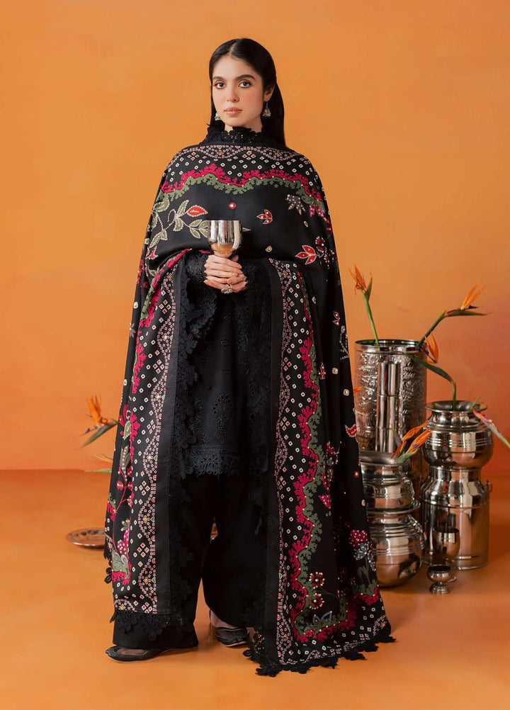 Bazar by Nureh Unstitched Embroidered Leather Peach 4 Piece Suit NU26UBL NE-293 - Festive Collection