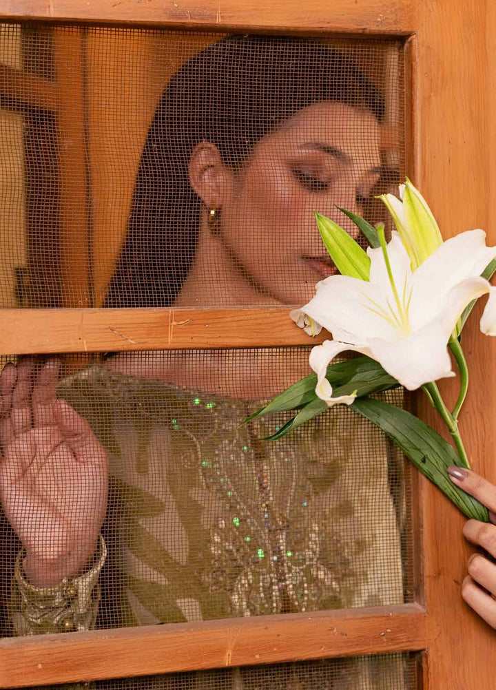 Ballerina by Nureh Unstitched Embroidered Velvet 2 Piece Suit NU26UVB Ballerina NU2-229 - Festive Collection