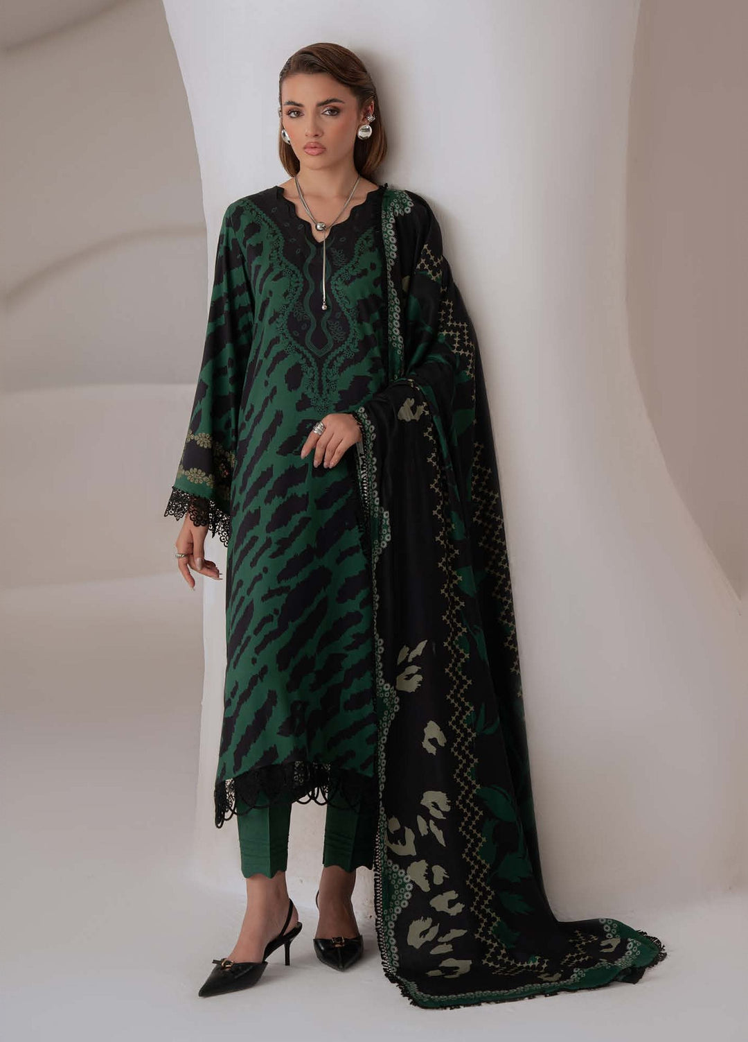 Signature Prints by Nureh Unstitched Printed Marina 3 Piece Suit NU26USM SP-221 - Casual Collection