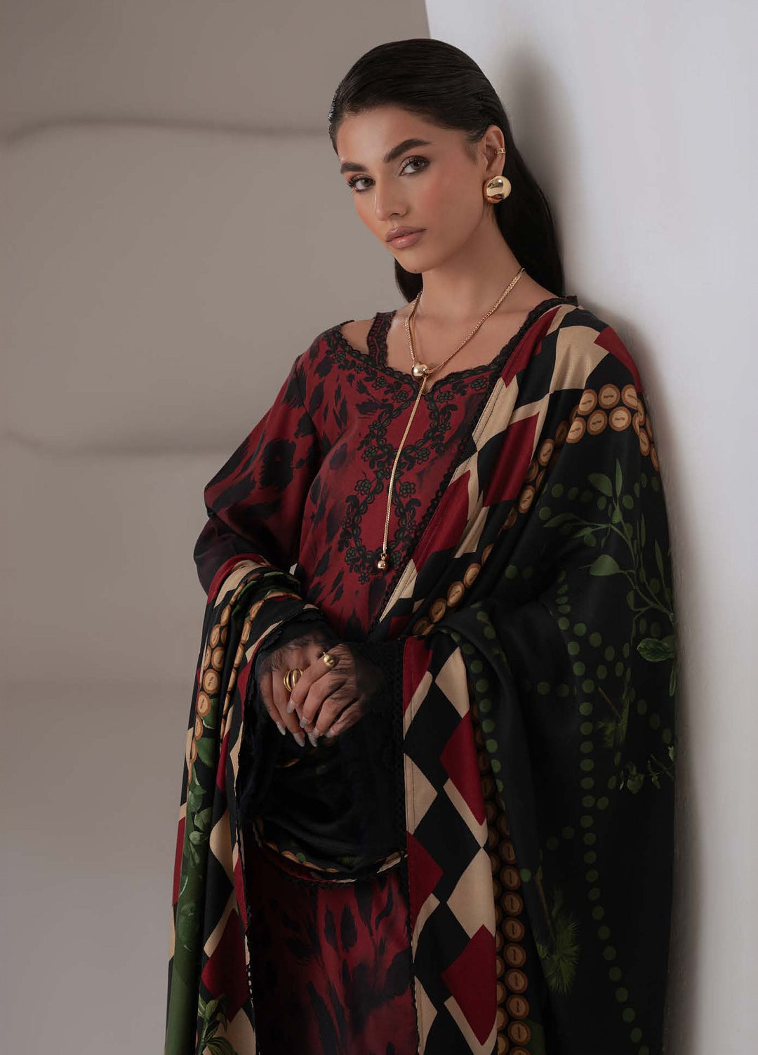 Signature Prints by Nureh Unstitched Printed Marina 3 Piece Suit NU26USM SP-222 - Casual Collection