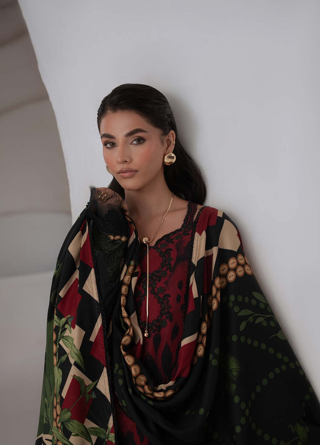 Signature Prints by Nureh Unstitched Printed Marina 3 Piece Suit NU26USM SP-222 - Casual Collection