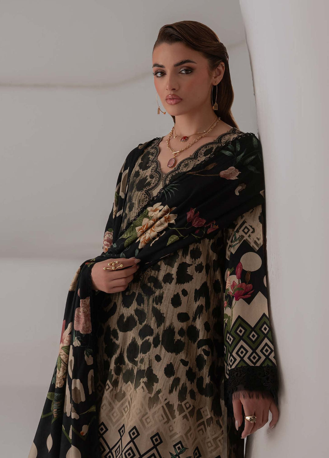 Signature Prints by Nureh Unstitched Printed Marina 3 Piece Suit NU26USM SP-223 - Casual Collection