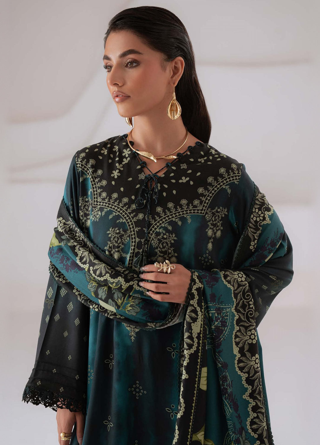 Signature Prints by Nureh Unstitched Printed Marina 3 Piece Suit NU26USM SP-224 - Casual Collection