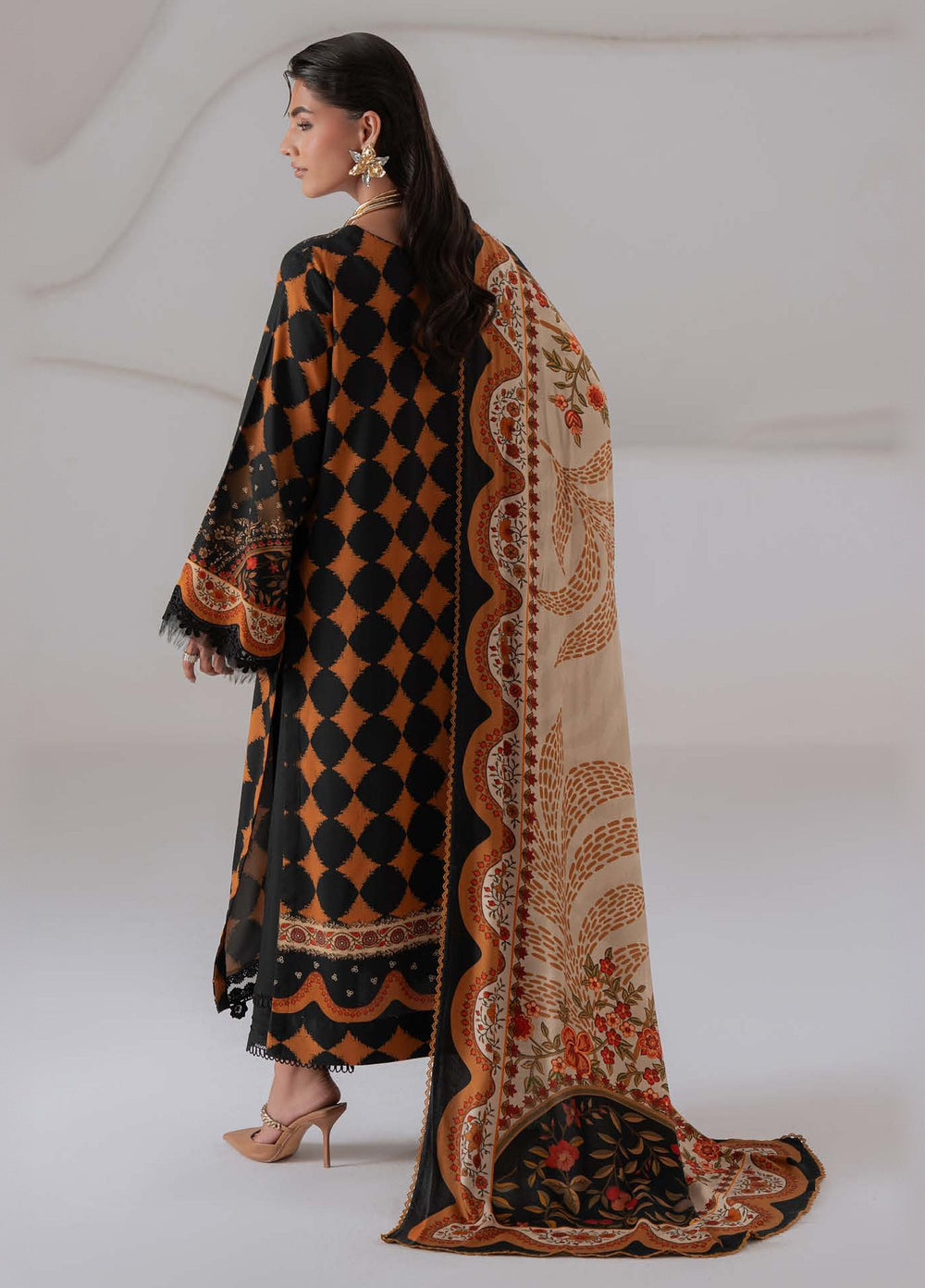 Signature Prints by Nureh Unstitched Printed Marina 3 Piece Suit NU26USM SP-226 - Casual Collection