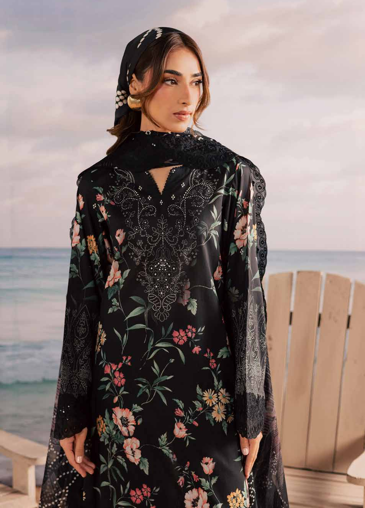 Gardenia by Nureh Unstitched Embroidered Lawn 3 Piece Suit NU26ULG NSG-224 - Summer Collection