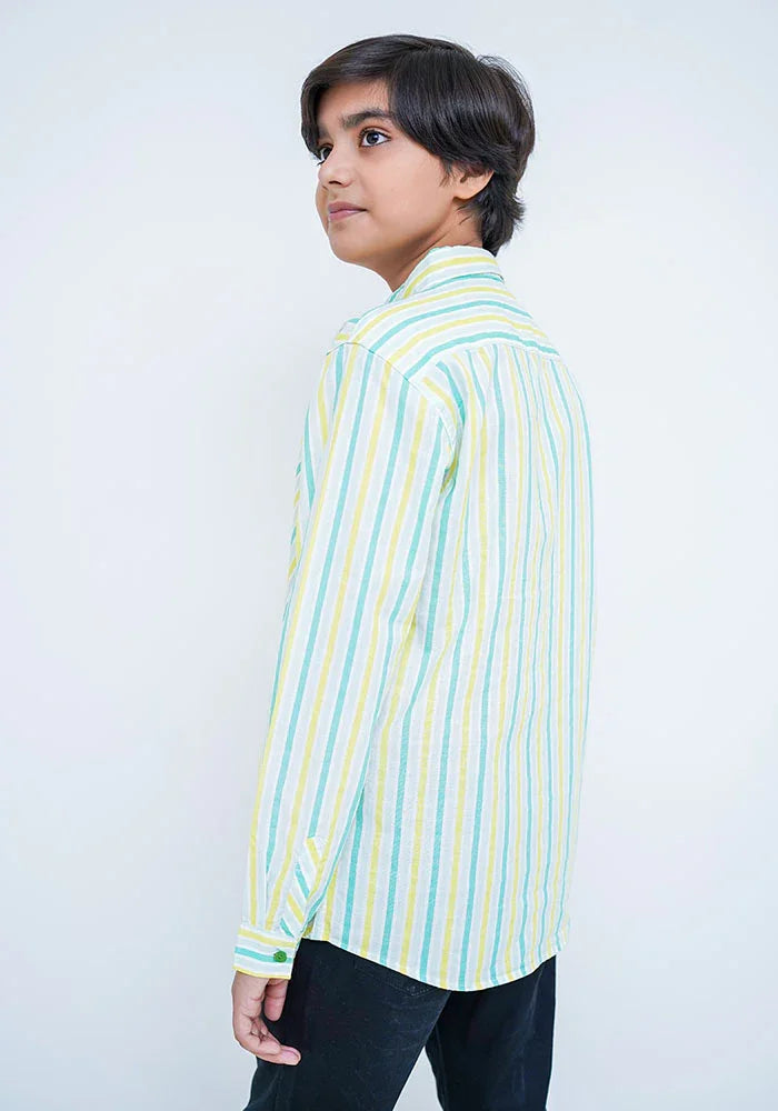 Ochre RTW Solids Boys 1 Piece Cotton Shirt - Summer Collection