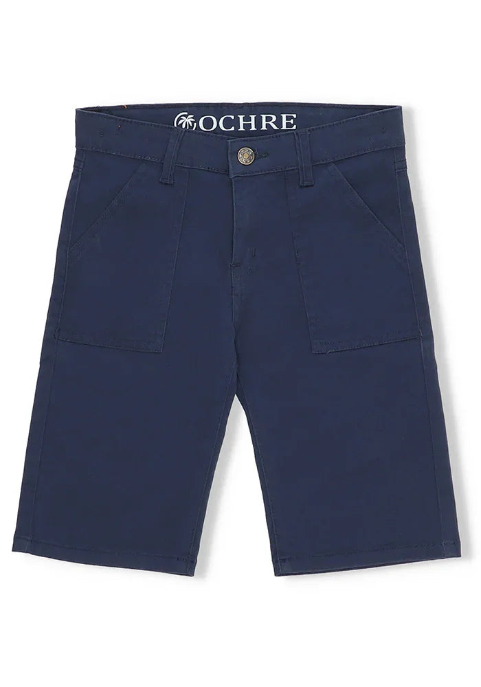 Ochre RTW Solids Boys Cotton 1 Piece Boys Shorts - Summer Collection