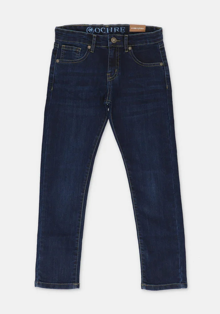 Ochre RTW Solids Girls Denim 1 Piece Girls Jeans - Summer Collection
