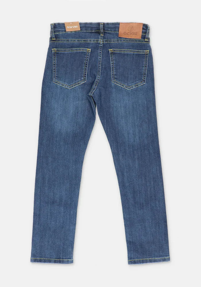 Ochre RTW Solids Girls Denim 1 Piece Girls Jeans - Summer Collection