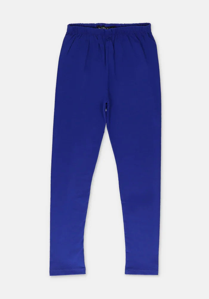 Ochre RTW Solids Girls Cotton 1 Piece Royal Blue Girls Tights - Summer Collection