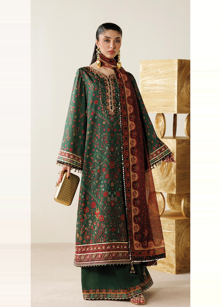 Orlina by Jazmin Unstitched Printed Rawsilk 3 Piece Suit JZ26UO OR26-D01 - Festive Collection