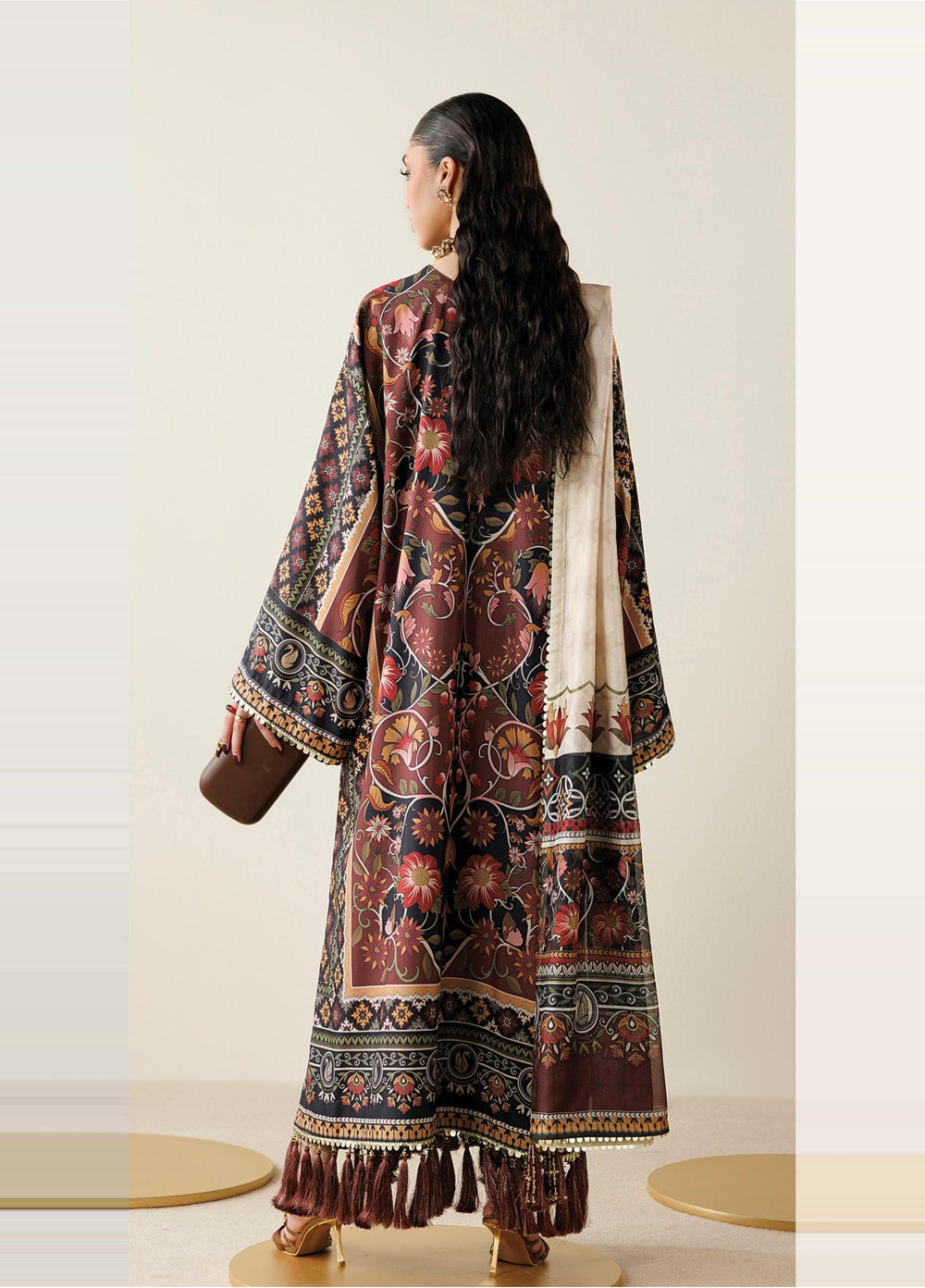 Orlina by Jazmin Unstitched Printed Silk 3 Piece Suit JZ26UO OR26-D03 - Festive Collection