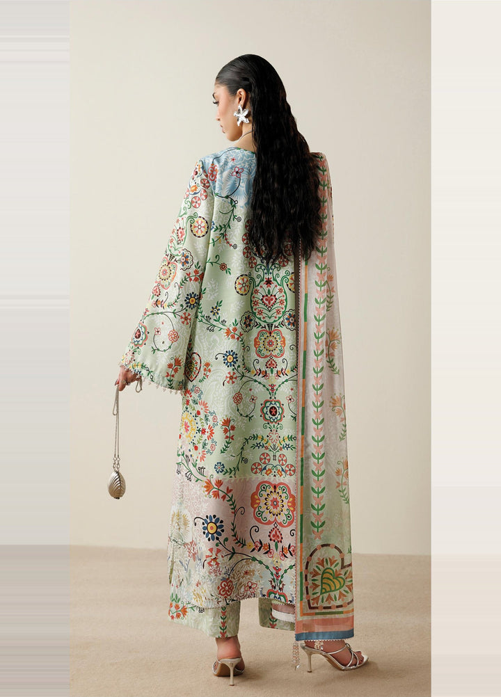 Orlina by Jazmin Unstitched Printed Rawsilk 3 Piece Suit JZ26UO OR26-D10 - Festive Collection