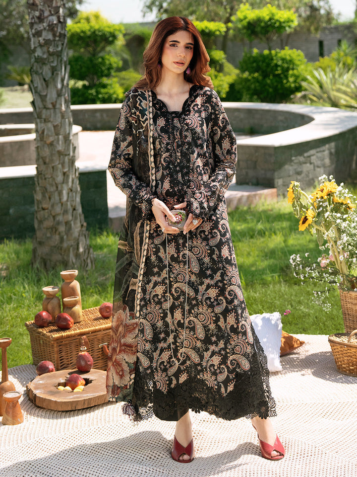 Sunset Muse by Izel Unstitched Embroidered Lawn 3 Piece Suit Oraya - Eid Collection