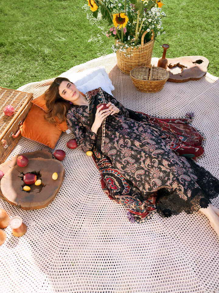 Sunset Muse by Izel Unstitched Embroidered Lawn 3 Piece Suit Oraya - Eid Collection