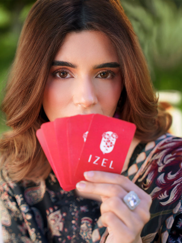Sunset Muse by Izel Unstitched Embroidered Lawn 3 Piece Suit Oraya - Eid Collection