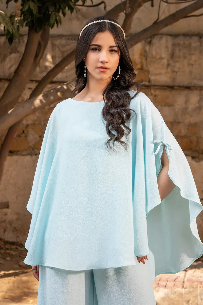 Dhaga Women Pret Solids 2 Piece Seersucker Lunar loop SS25DSD409 - Summer Collection