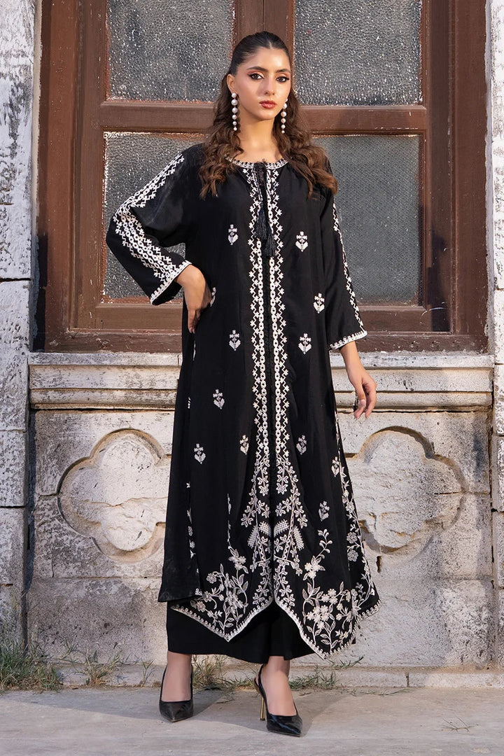 Dhaga Women Pret Embroidered 2 Piece linen Ethereal twilight SS25DSE139 - Summer Collection