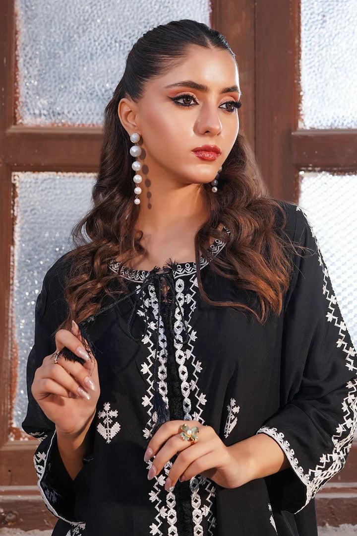 Dhaga Women Pret Embroidered 2 Piece linen Ethereal twilight SS25DSE139 - Summer Collection