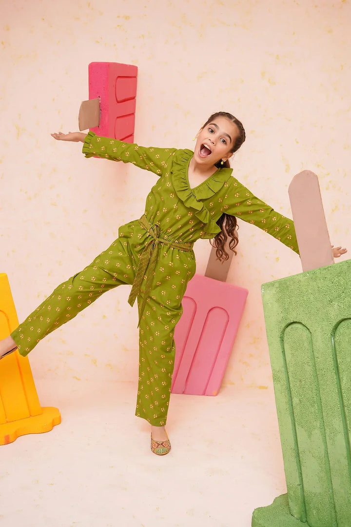 Ochre RTW Printed Cotton Jumpsuit Girls 1 Piece OWT-JMP-05 - Winter Collection