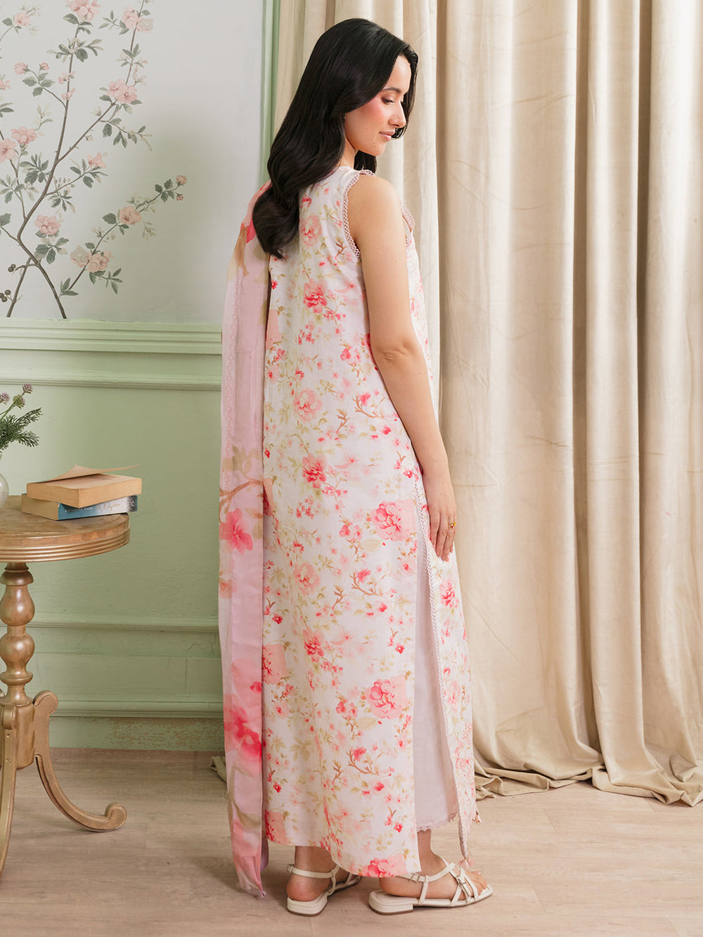 The Meetup by Yards Unstitched Embroidered Lawn 3 Piece Suit One More Moment Casual Collection